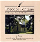 Theodor Fontane, Gunter Schoß - Wanderungen durch die Mark Brandenburg, Audio-CDs - Tl.6: Paretz, 1 Audio-CD (Audiolibro)