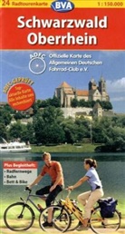 ADFC Radtourenkarten: ADFC-Radtourenkarte Schwarzwald, Oberrhein