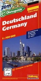 Hallwag Straßenkarten: Hallwag Straßenkarte Deutschland. Germany. Allemagne; Germania