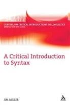 Jim Miller, Andreas Musolff - A Critical Introduction to Syntax