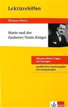 Elisabeth Kaltenbach, Thomas Mann - Lektürehilfen Thomas Mann 'Mario und der Zauberer' / 'Tonio Kröger'