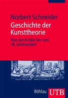 Norbert Schneider - Geschichte der Kunsttheorie