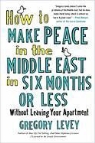 Gregory Levey - How to Make Peace in the Middle East in Six Months or Less