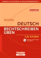 Simon Fuoss-Bühler, Simone Fuoß-Bühler, Wiebke Gerstenmaier, Rolan Bauer, Roland Bauer - Rechtschreiben üben, 5./6. Schuljahr, m. CD-ROM