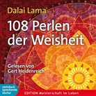 Dalai Lama, Dalai Lama XIV, Dalai Lama XIV., Gert Heidenreich, Gert Heidenreich - 108 Perlen der Weisheit, 1 Audio-CD (Hörbuch)