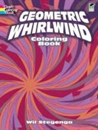 Coloring Books for Adults, Wil Stegenga - Geometric Whirlwind Coloring Book
