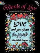 Carol Foldvary-Anderson - Words of Love Stained Glass Coloring Book