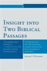 Leland E Wilshire, Leland E. Wilshire, Wilshire Leland E. - Insight into Two Biblical Passages