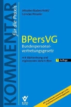 Lothar Altvater, Eberhard Baden, Michael Kröll - Bundespersonalvertretungsgesetz (BPersVG), Kommentar