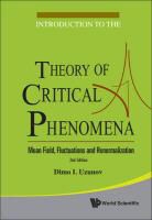 Dimo I Uzunov, Dimo I Uzunov, Dimo I. Uzunov - INTRODUCTION TO THE THEORY OF CRITICAL