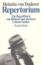 Heimito von Doderer, Dietric Weber, Dietrich Weber - Repertorium