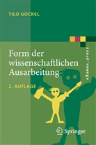 Tilo Gockel - Form der wissenschaftlichen Ausarbeitung