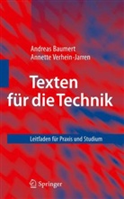 Baumer, Andrea Baumert, Andreas Baumert, Verhein-Jarren, Annette Verhein-Jarren - Texten für die Technik
