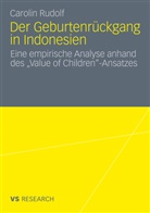 Carolin Rudolf - Der Geburtenrückgang in Indonesien
