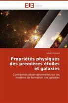 Johan Richard, Richard-J - Proprietes physiques des