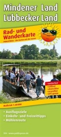PublicPress Rad- und Wanderkarten: PublicPress Rad- und Wanderkarte Mindener Land, Lübbecker Land