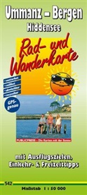 PublicPress Rad- und Wanderkarten: PublicPress Rad- und Wanderkarte Ummanz - Bergen, Hiddensee
