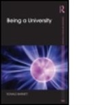 Ronald Barnett, Ronald (Institute of Education Barnett - Being a University