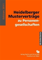 Karl Benedikt Biesinger, Siegfried H. Elsing, Nicholas Kessler - Heidelberger Musterverträge zu Personengesellschaften