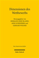 Jürgen Backhaus, Hermann-Jose Blanke, Hermann-Josef Blanke, Hans-Friedrich Müller, Hans-Friedrich Müller u a, Helge Peuckert... - Dimensionen des Wettbewerbs