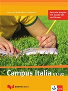 Campus Italia: Campus Italia Lehr- und Arbeitsbuch Italienisch B1/B2, m. 2 Audio-CDs u. Glossar