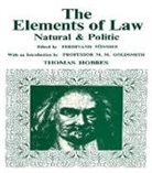 Collectif, Thomas Hobbes, HOBBES THOMAS - Elements of Law, Natural and Political