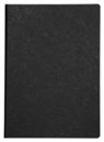 AgeBag Kladde schwarz A4-Format blanco