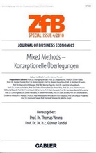 Fandel, Fandel, Günter Fandel, Thoma Wrona, Thomas Wrona - Zeitschrift für Betriebswirtschaft - Ergänzungsheft - 4/2010: Mixed Methods - Konzeptionelle Überlegungen