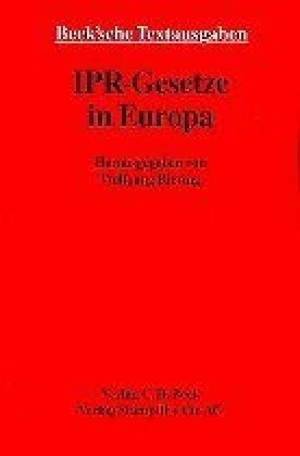 Wolfgang Riering - IPR-Gesetze in Europa - Textausg. in Originalsprachen m. dtsch. Übersetzungen