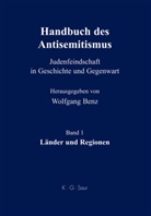 Alvare, Alvarez, Andersso, Andersson, Bachner u a, Wolfgan Benz... - Handbuch des Antisemitismus - Band 1: Länder und Regionen