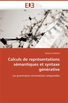 Maxime Amblard, Amblard-M - Calculs de representations