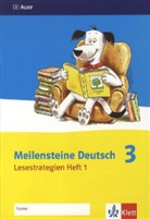 Ann Heinrichs, Susanne Heinrichs, Susanne Lethert, Thoma Heinrichs, Thomas Heinrichs - Meilensteine Deutsch: Lesestrategien, 3. Schuljahr. H.1