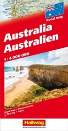 Hallwag Kümmerly+Frey AG - Hallwag Straßenkarten: Australie 1:4 000 000