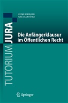 Heik Krieger, Heike Krieger, José Martínez, José Martínez Soria - Die Anfängerklausur im Öffentlichen Recht