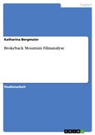Katharina Bergmaier - Brokeback Mountain Filmanalyse
