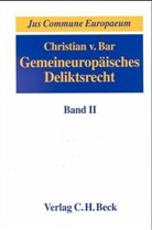 Christian von Bar, Christia von Bar, Christian von Bar - Gemeineuropäisches Deliktsrecht - Bd. 2: Gemeineuropäisches Deliktsrecht  Bd. 2: Schaden und Schadenersatz, Haftung für und ohne eigenes Fehlverhalten, Kausalität und Verteidigungsgründe