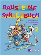 Siegfried Buck - Bausteine Sprachbuch Ausgabe S: 2. Schuljahr, Vereinfachte Ausgangsschrift