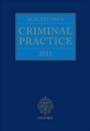 David/ Hooper Ormerod, Professor David Ormerod, Justice Hooper, Peter Murphy, David Ormerod - Blackstone's Criminal Practice 2011 + Cd-rom + Supplements