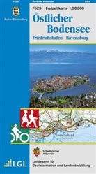 Landesamt für Geoinformation und Landentwicklung B, Landesam für Geoinformation und Landentwi, Lg, LGL - Topographische Freizeitkarten Baden-Württemberg - Bl.F529: Topographische Freizeitkarte Baden-Württemberg Östlicher Bodensee