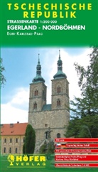 Klaus HÃ¶fer, Klau Höfer, Klaus Höfer - Höfer Straßenkarten: Höfer Straßenkarte Tschechische Republik, Egerland-Nordböhmen