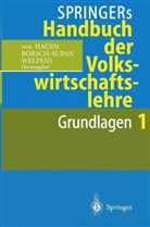 Axe Börsch-Supan, Axel Börsch-Supan, Jürgen V. Hagen, Jürgen von Hagen, Paul J J Welfens, Paul J. J. Welfens - Springers Handbuch der Volkswirtschaftslehre, 2 Bde. - Bd.1: Grundlagen