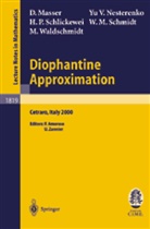 Davi Masser, David Masser, Yuri Nesterenko, Yuri V Nesterenko, Yuri V. Nesterenko, Hans Schlickewei... - Diophantine Approximation