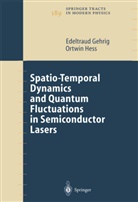Edeltrau Gehrig, Edeltraud Gehrig, E. Gehring, O. Hess, Ortwin Hess - Spatio-Temporal Dynamics and Quantum Fluctuations in Semiconductor Lasers