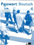 Passwort Deutsch, 5 Bde. - 4: Wörterheft