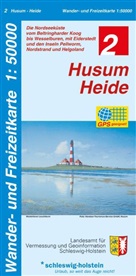 Landesvermessungsamt Schleswig-Holstein - Wander- und Freizeitkarte - Bl.2: Wander- und Freizeitkarte Husum - Heide