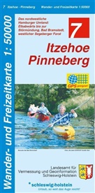 Wander- und Freizeitkarte - Bl.7: Wander- und Freizeitkarte Itzehoe, Pinneberg