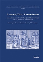 Raine Ch Schwinges, Rainer Ch Schwinges, Marie-Claude Schöpfer Pfaffen, Rainer C. Schwinges, Rainer Ch Schwinges, Rainer Chr. Schwinges... - Examen, Titel, Promotionen