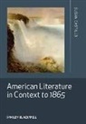 Castillo, Susan Castillo, Susan P. Castillo - American Literature in Context to 1865