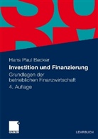 Hans P. Becker, Hans Paul Becker - Investition und Finanzierung