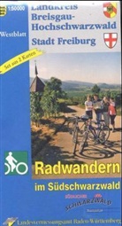 Topographische Landkreiskarten Baden-Württemberg: Topographische Landkreiskarte Baden-Württemberg Landkreis Breisgau-Hochschwarzwald, Stadt Freiburg, 2 Bl.